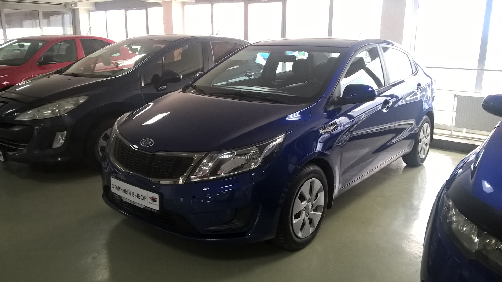 KIA Rio (3G) 1.4 бензиновый 2011 | синий 1.4 бомж эдишион на DRIVE2