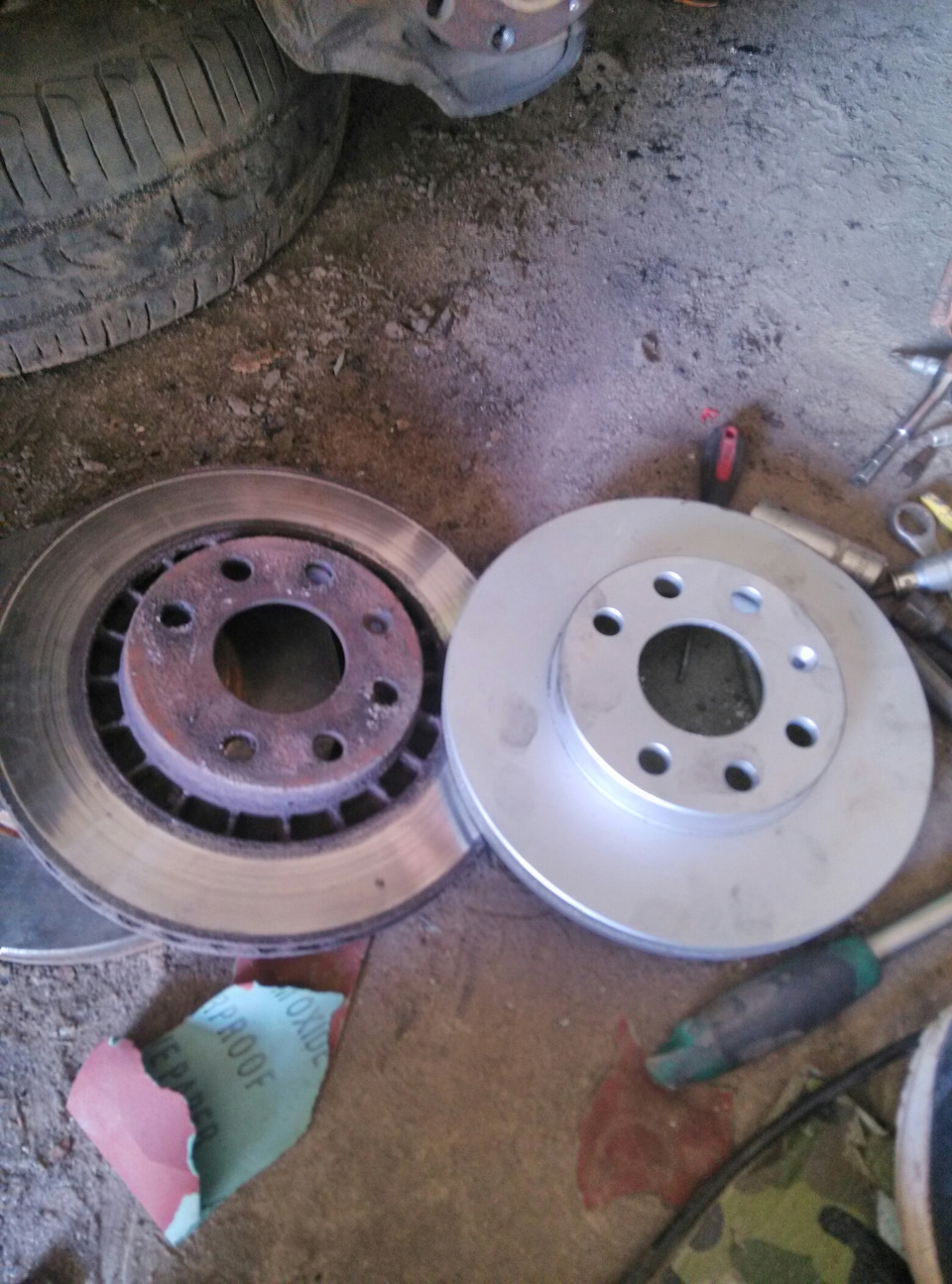 Замена дисков — Daewoo Nexia (2G), 1,5 л, 2006 года | своими руками ...