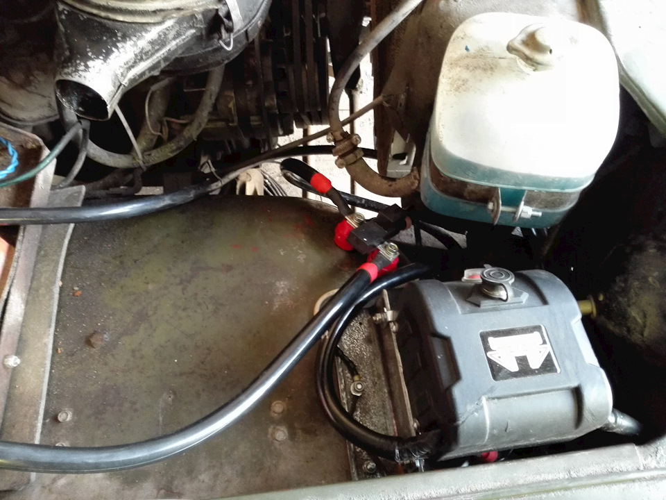 Подключил размыкатель плюса лебёдки и поставил новое зажигание — УАЗ ...