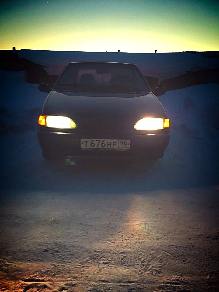 Колхоз стайл или габариты в поворотники — Lada 2114, 1,6 л, 2008 года ...