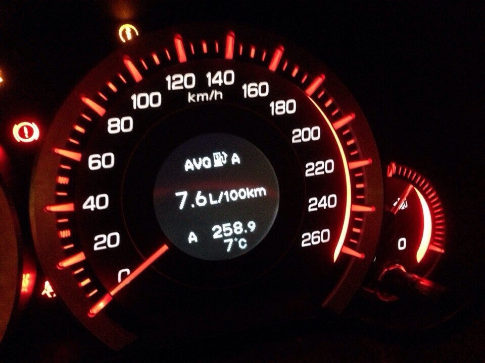 Расход топлива — Honda Accord (8G), 2,4 л, 2012 года | заправка | DRIVE2