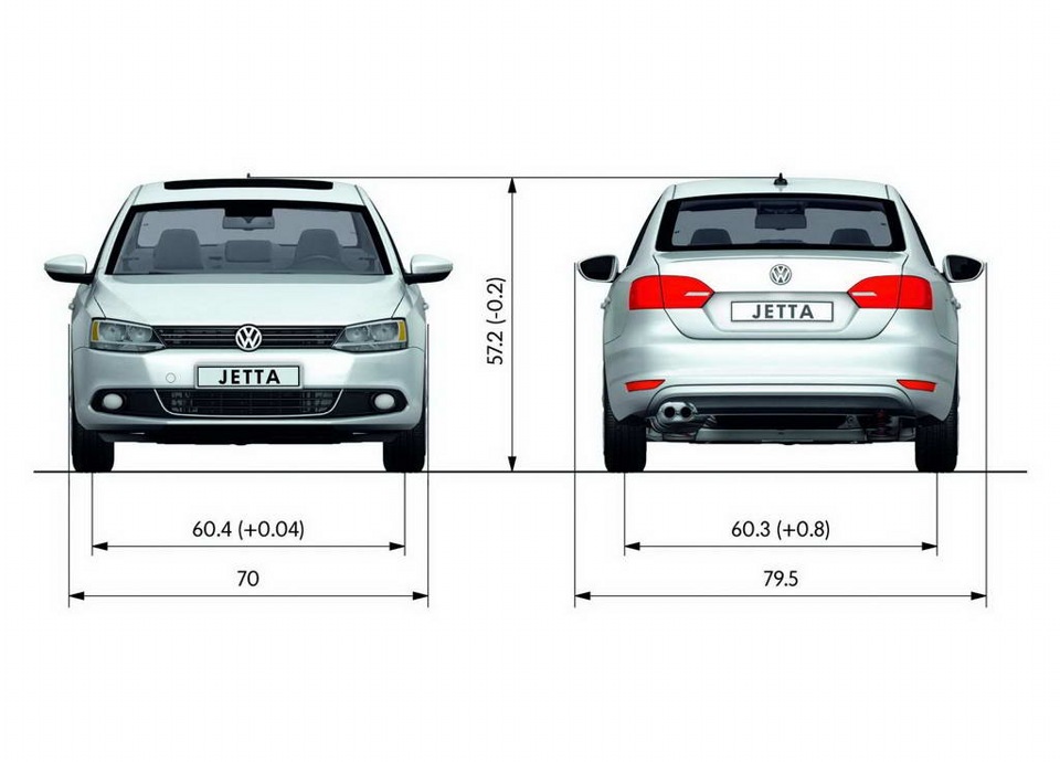 Фольксваген джетта чертеж