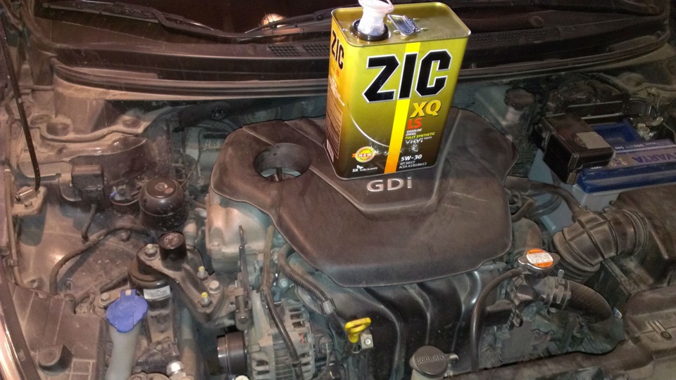Замена масла и другие наблюдения — Hyundai Avante (5G), 1,6 л, 2011 ...