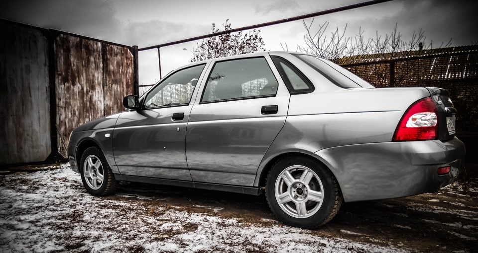 Торусы 14R на зиму + фото бывшей машины — Lada Приора седан, 1,6 л ...