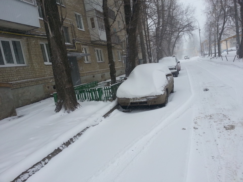 эээх саратовская погода… — Lada Калина седан, 1,6 л, 2011 года | просто ...