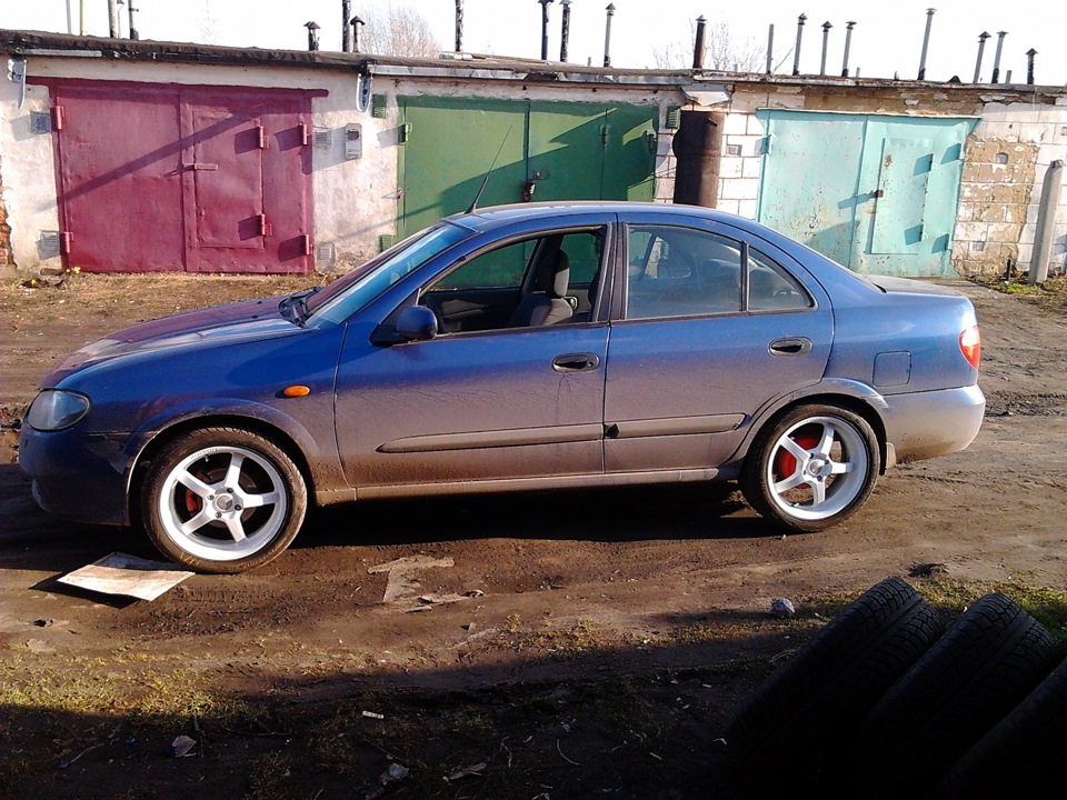 Занижение nissan almera n16