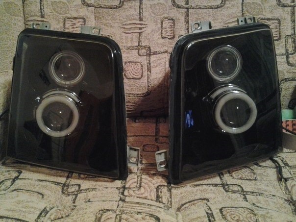 Прозрачные (гладкие) стекла фар из поликарбоната на VW LT 35 — www ...