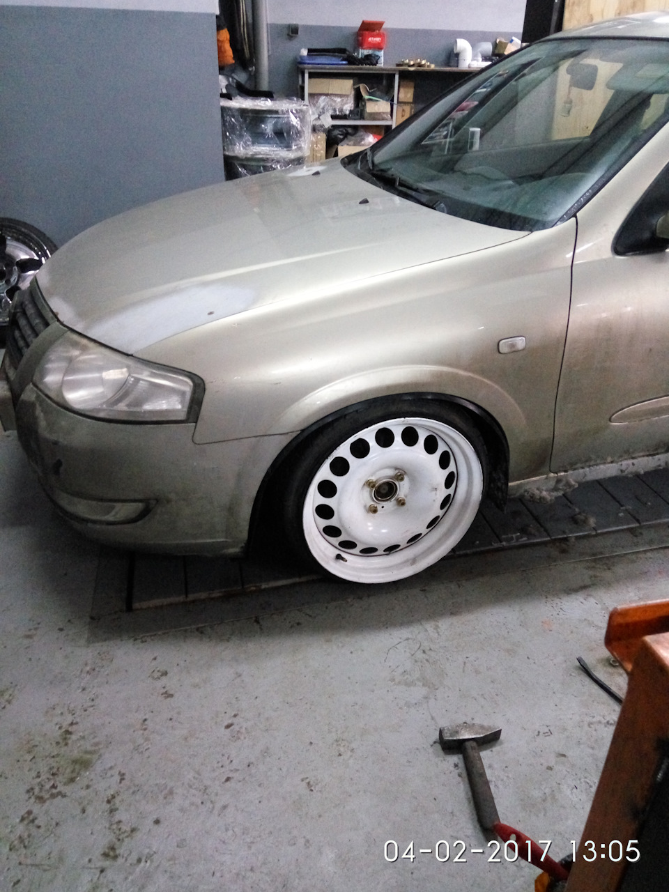 Приехали проставки. Примерка дисков — Nissan Almera Classic (B10), 1,6 л,  2007 года | колёсные диски | DRIVE2