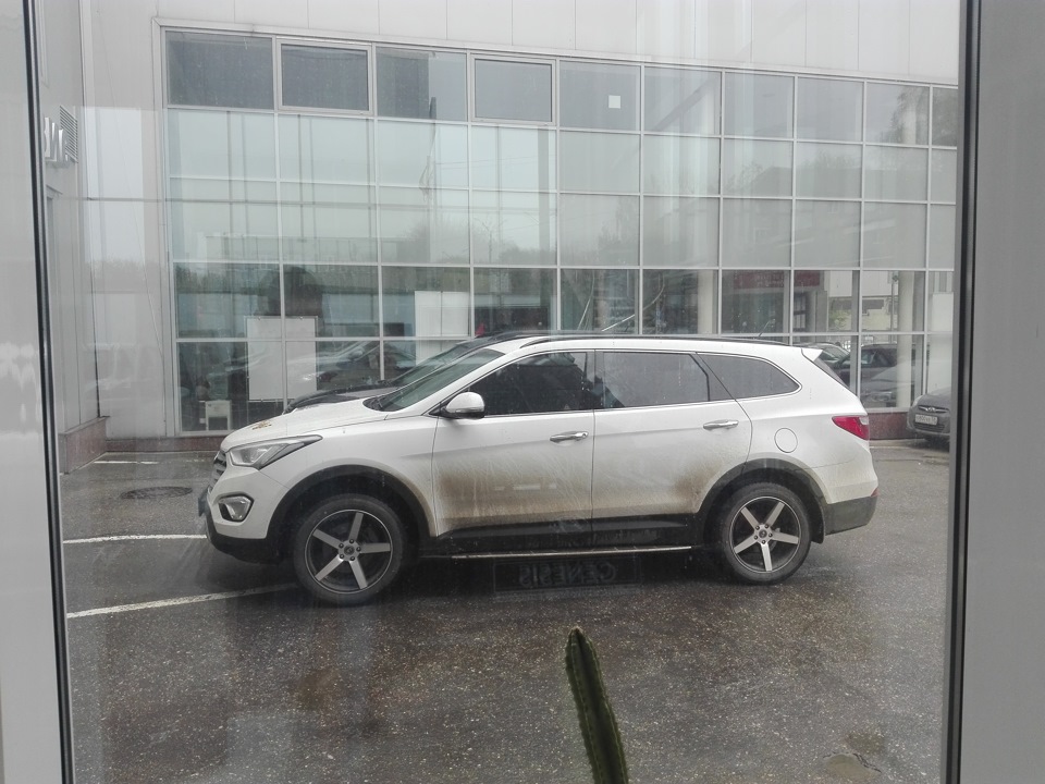 Визит к диллеру — люфт рулевой колонки — Hyundai Grand Santa Fe, 2,2 л ...