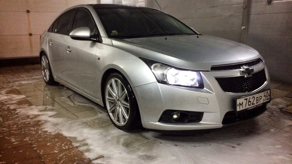 Chevrolet Cruze чёрный матовый цвет