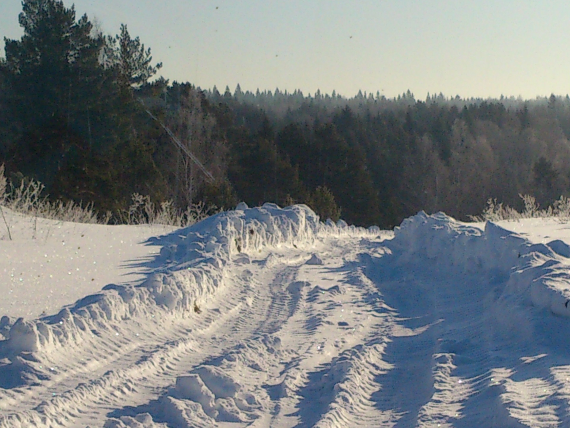 Снежное поле — Lada 4x4 3D, 1,7 л, 2002 года | покатушки | DRIVE2