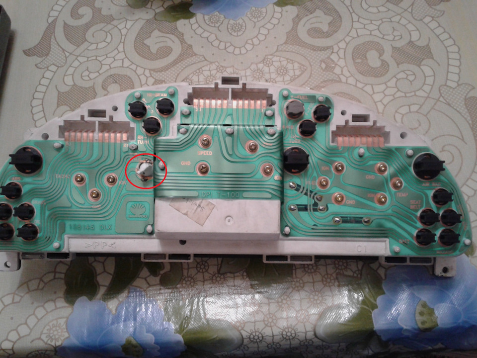 Приборка с тахометром — Daewoo Sens, 1,3 л, 2004 года | своими руками ...