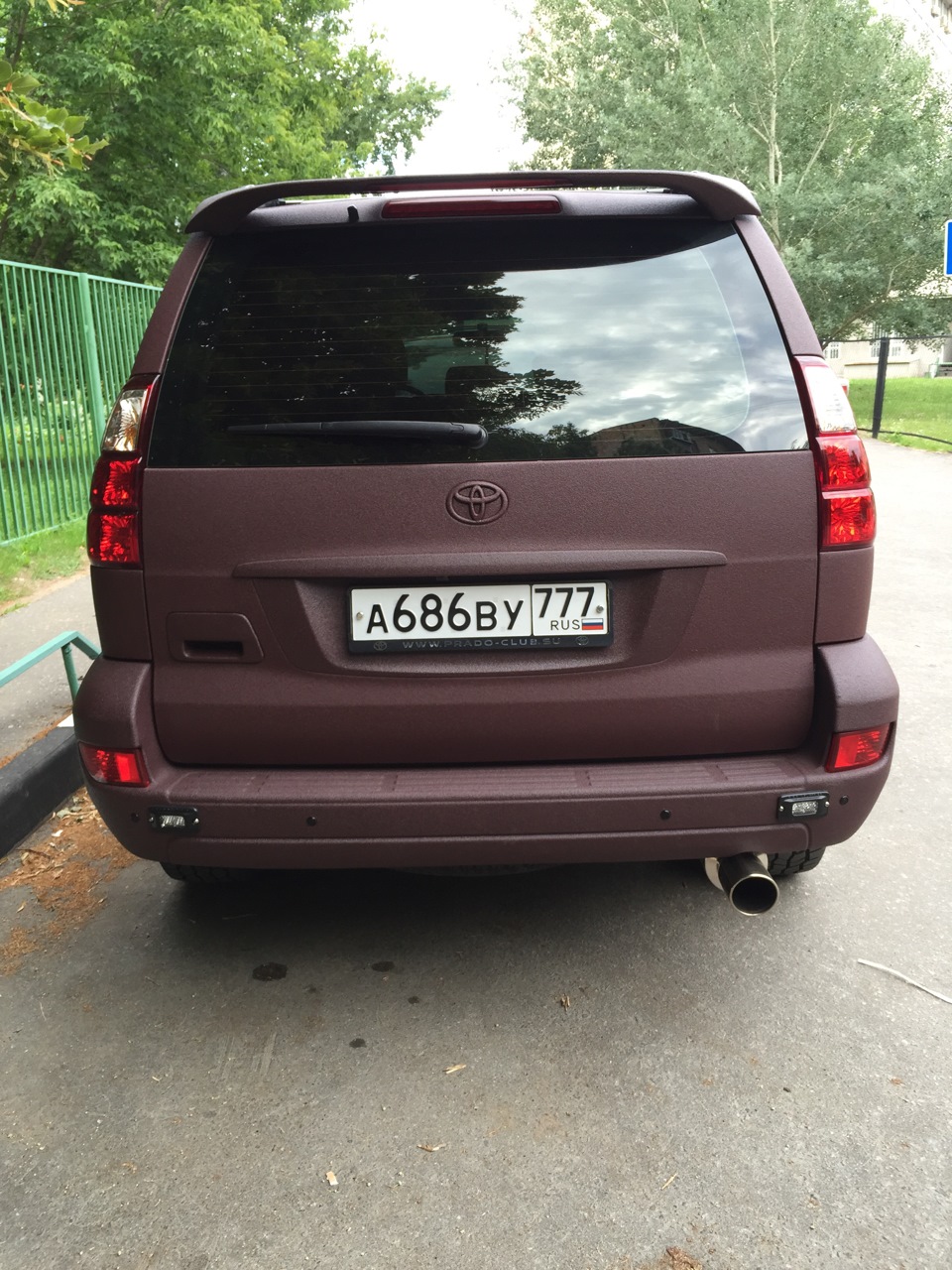 Задний ход — Toyota Land Cruiser Prado 120-series, 4 л, 2008 года ...