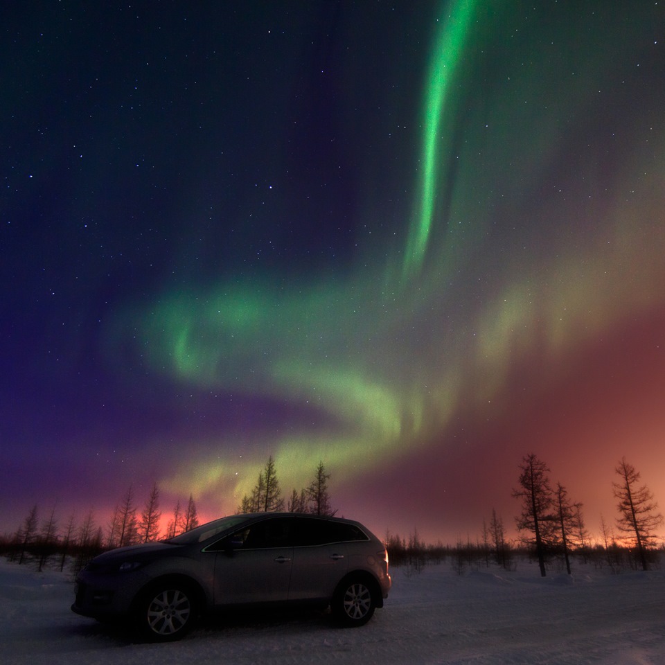 северного сияния mazda