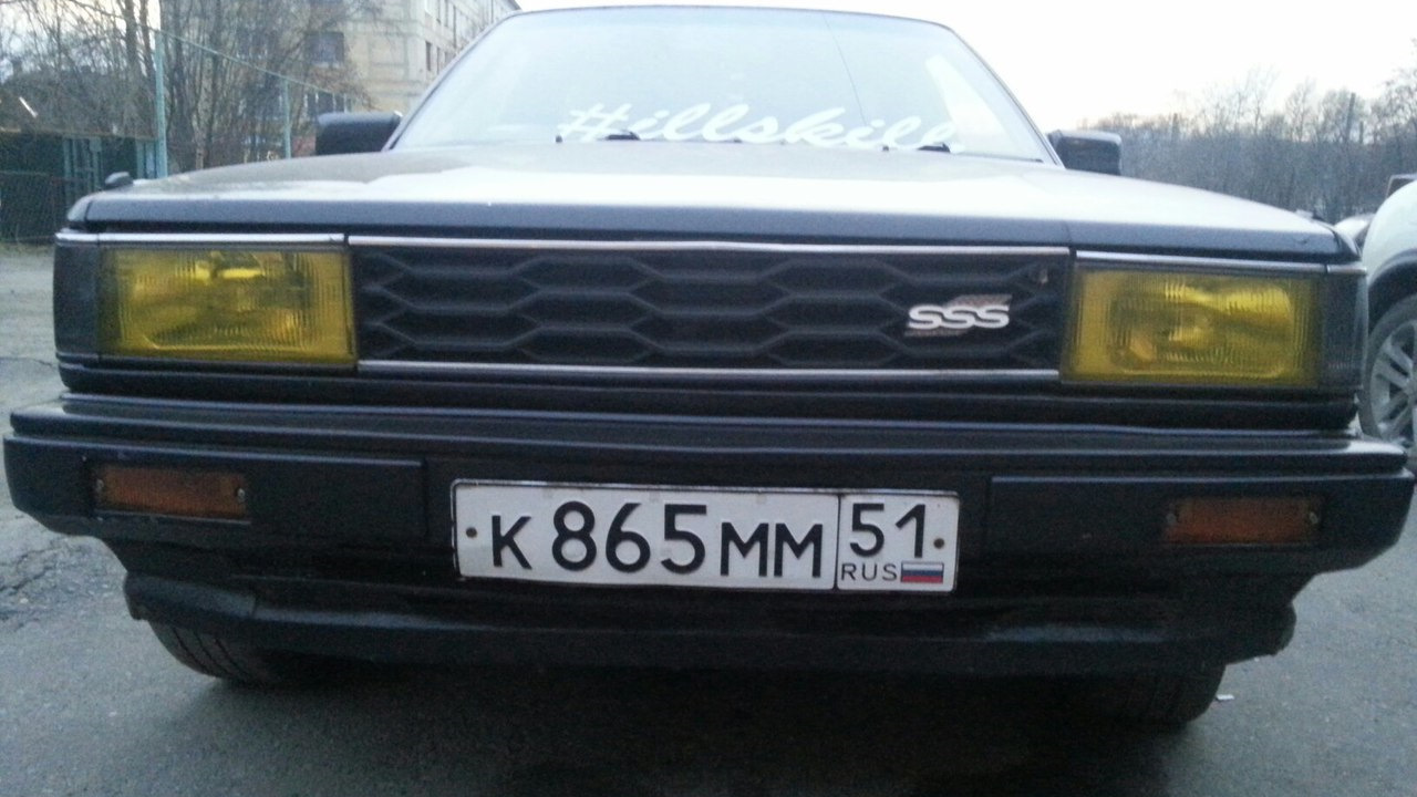 Nissan Bluebird (U11) 2.0 бензиновый 1983 | Черный Япончик$$$ на DRIVE2