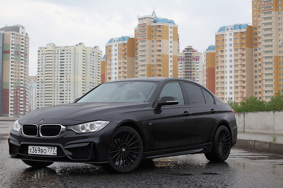 Дождливый фотосет Преторианца в обвесе B30 — BMW 3 series (F30), 2 л ...