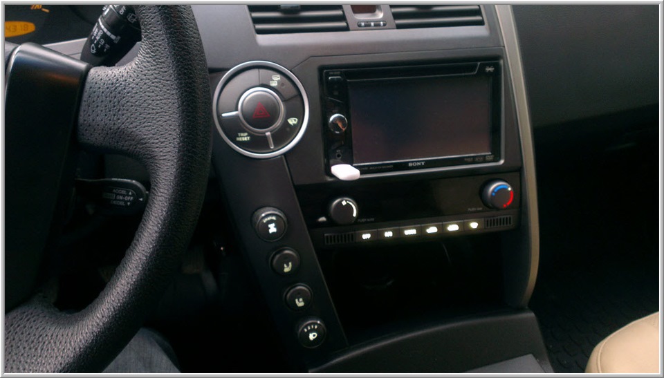 Пересвет салона. Блок климата — SsangYong Kyron, 2 л, 2013 года ...