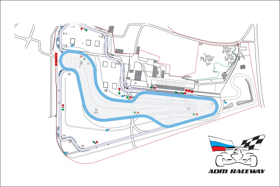 Adm raceway где находится карта