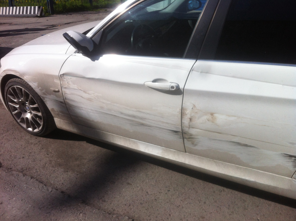 Девяточка прижалась к бмв е-90 — BMW 3 series (E90), 2,5 л, 2008 года ...