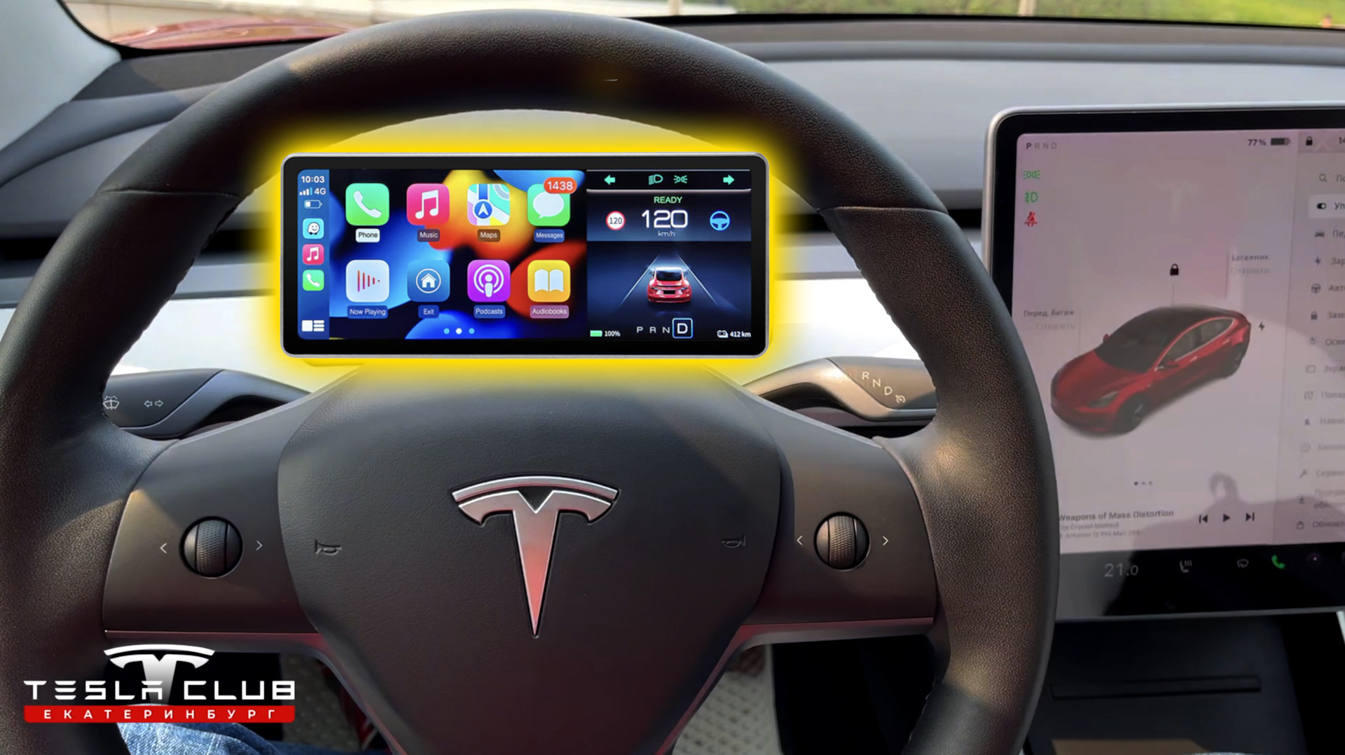 Обзор доп дисплея Catronics для Tesla Model 3 / Y — Tesla Model 3 (1G ...