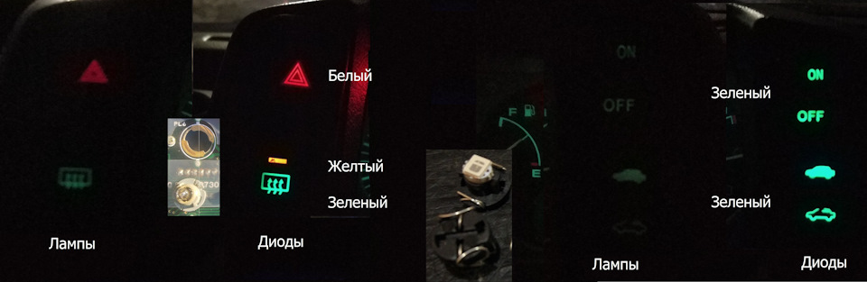 \"Пересвет\" Подсветка приборной панели Honda Prelude BA4 BA5 — Honda ...