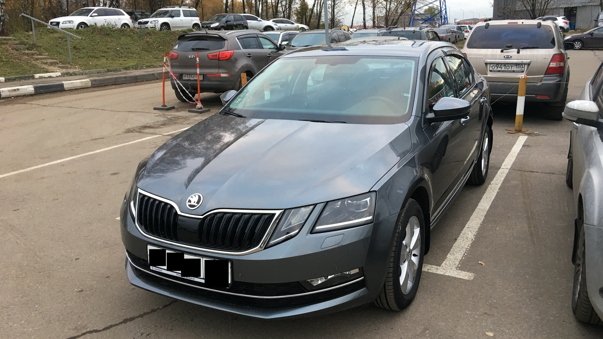 Skoda Octavia a8 серая