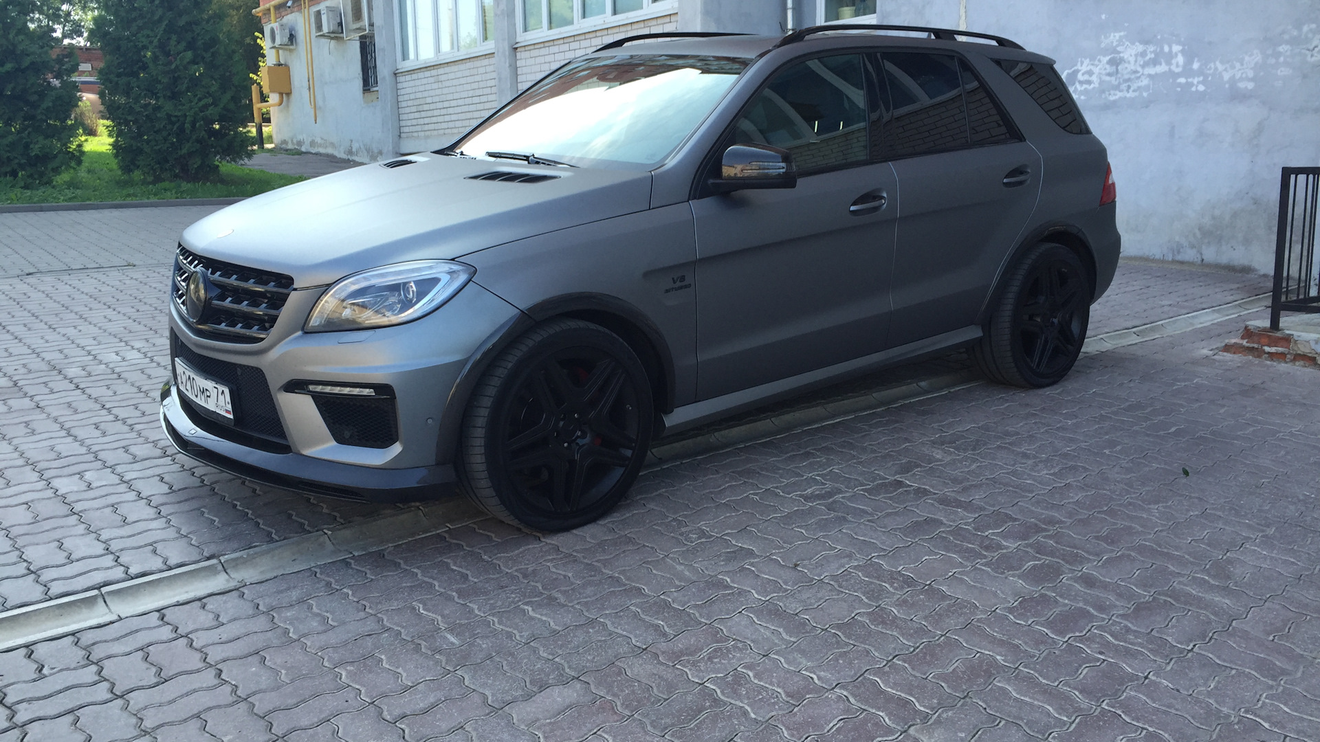 Mercedes GLS Grey Satin