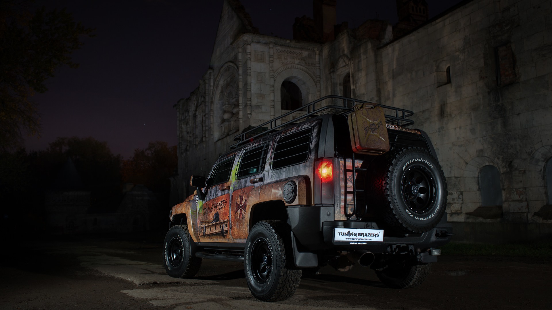 Hummer H3 3.7 бензиновый 2008 | ZOMBIE by Tuning Brazers на DRIVE2