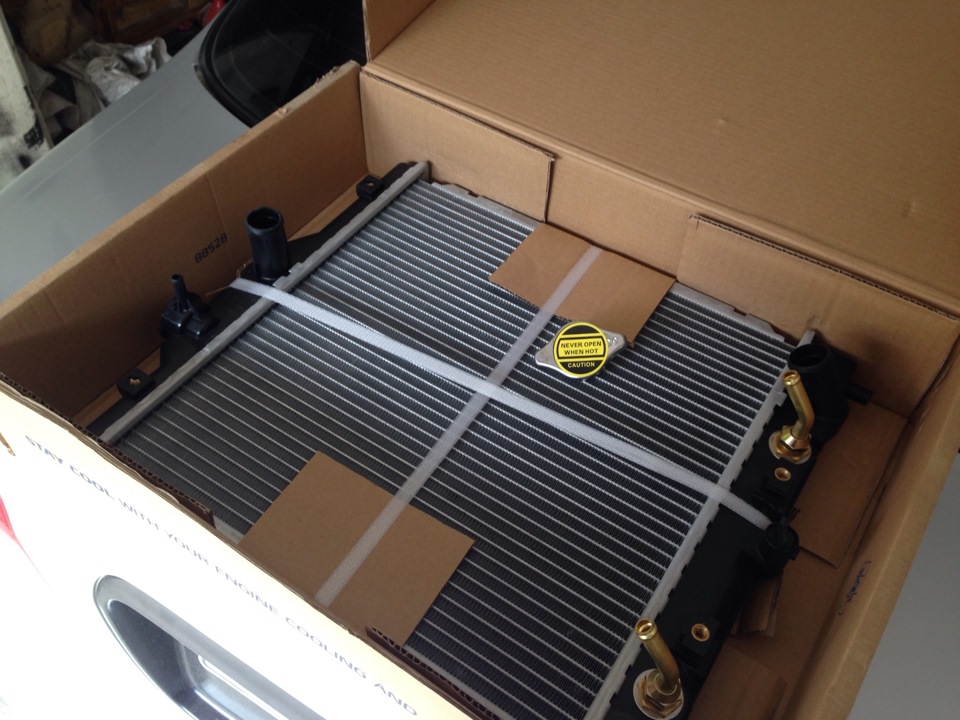 Новый радиатор — Honda Civic (6G), 1,5 л, 1998 года | запчасти | DRIVE2