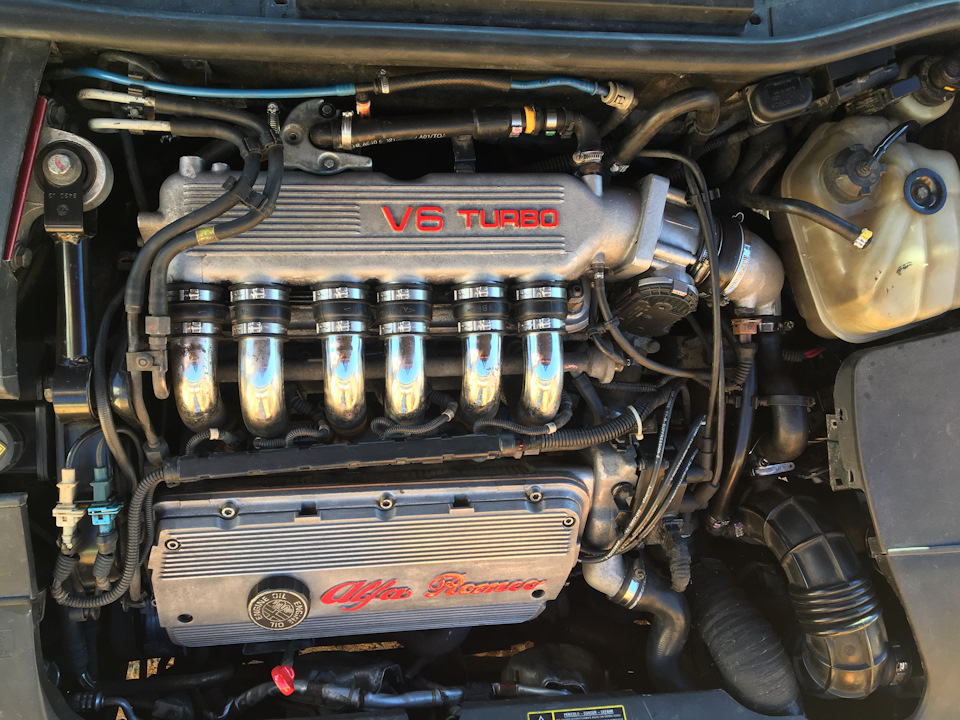 Мойка подкапотки и покраска надписей. — Alfa Romeo 166, 2 л., 2000 года ...