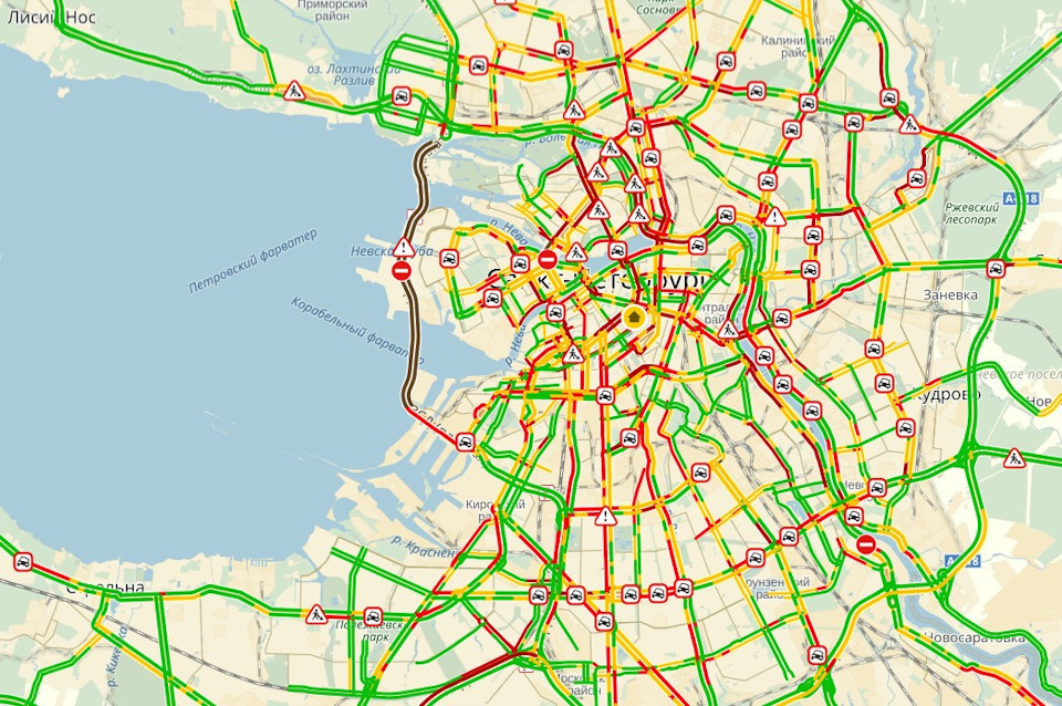 Зеленая карта санкт петербург