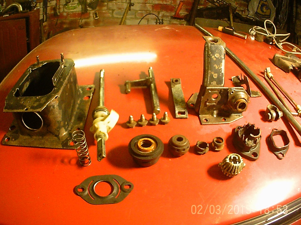 Ремонт рулевой рейки и кулисы. — Volkswagen Golf Mk2, 1,6 л, 1984 года ...