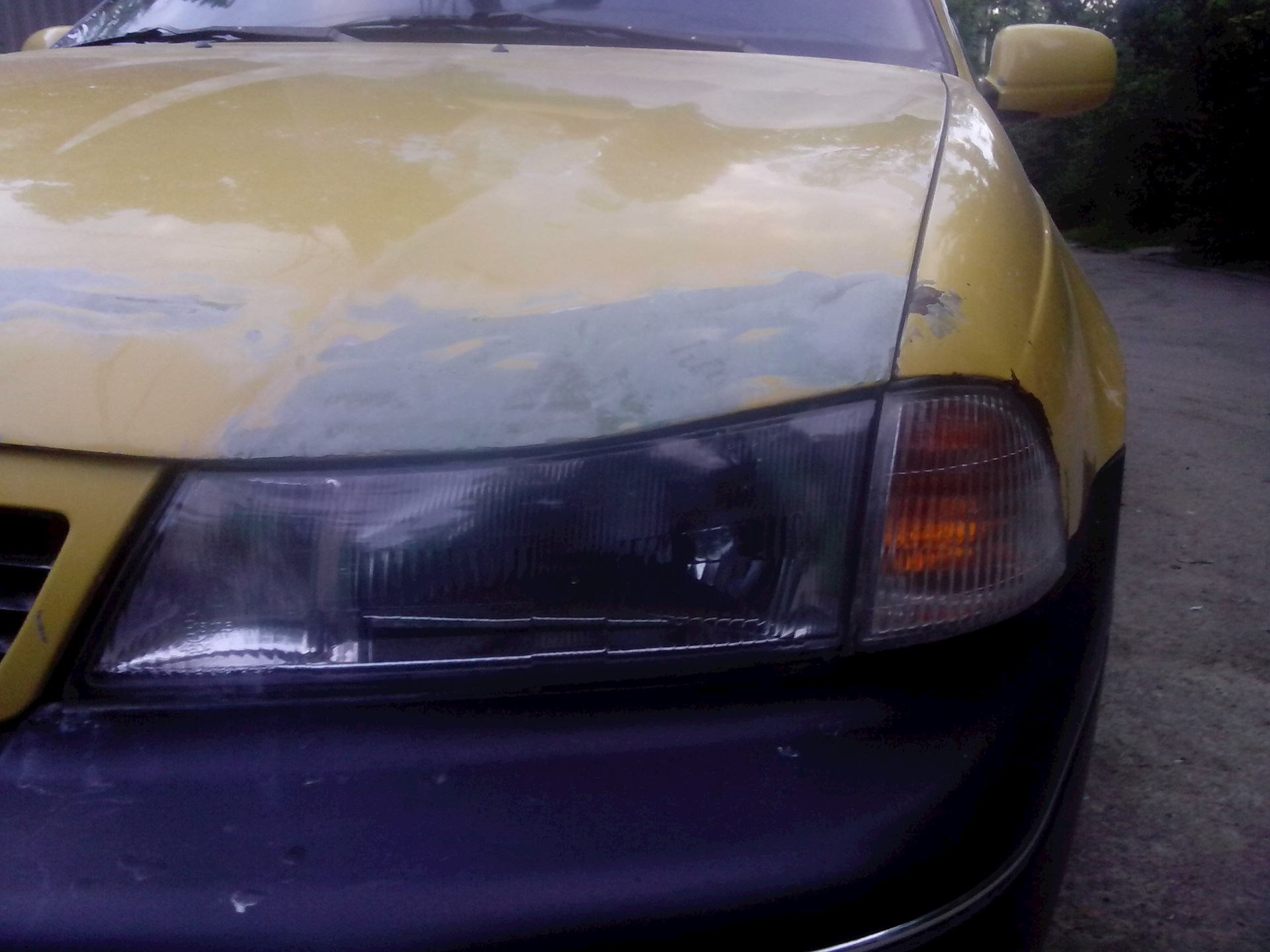 Ремонт капота — Daewoo Nexia, 1,5 л, 1997 года | кузовной ремонт | DRIVE2