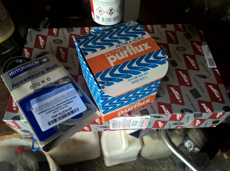 Наконец-то поменял масло, фильтра — Peugeot 307 SW, 2 л, 2003 года ...