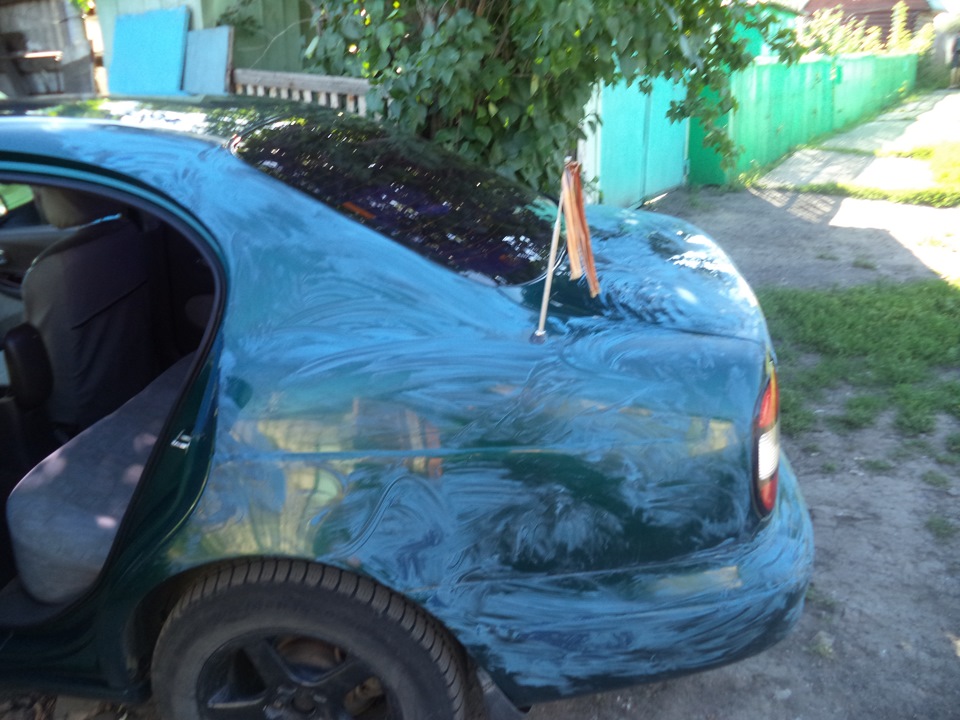 полироль в цвет — Daewoo Leganza, 2 л, 1998 года | просто так | DRIVE2