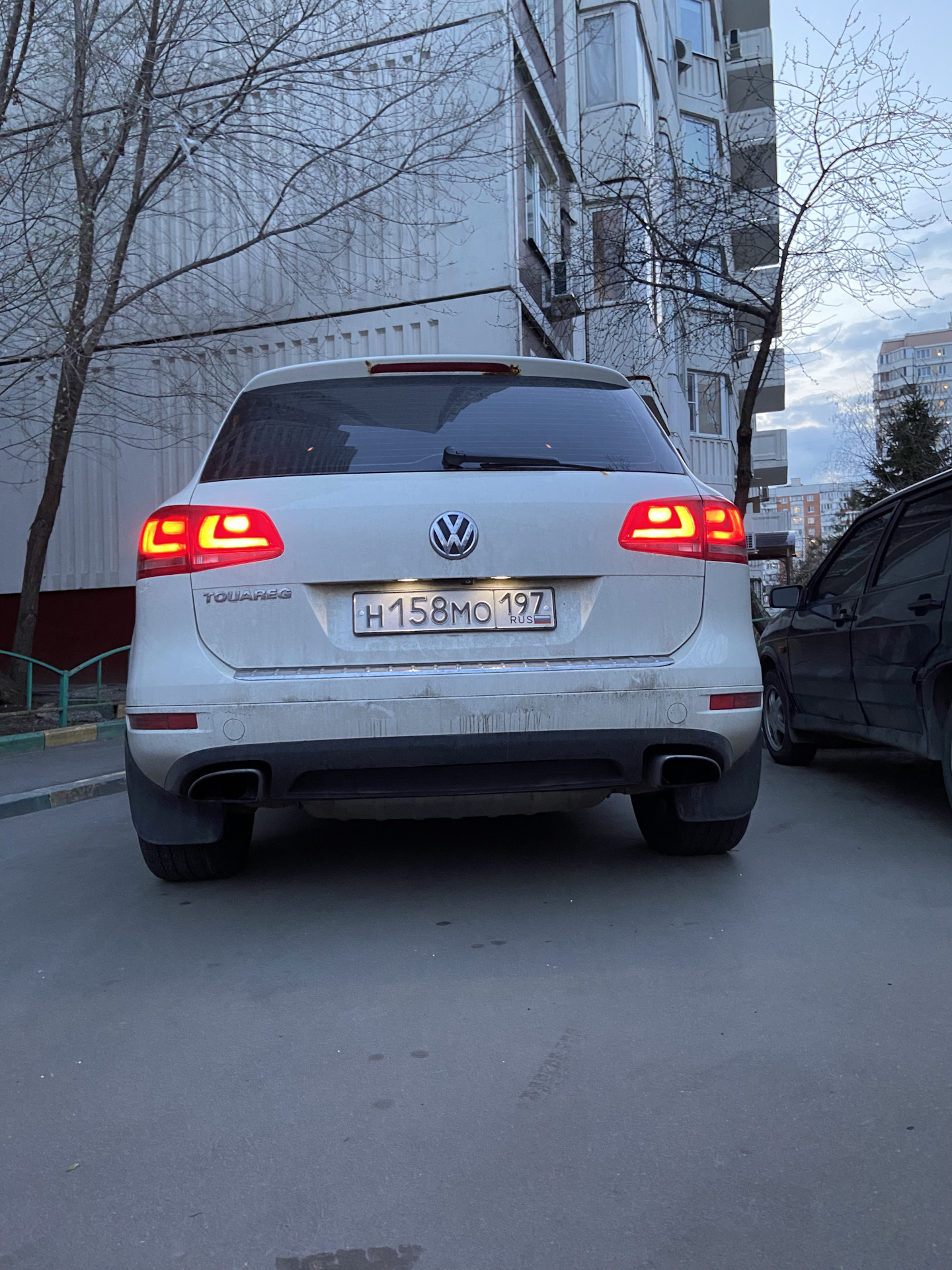 Диодные лампы в задний габариты-стопы — Volkswagen Touareg (2G), 3,6 л ...