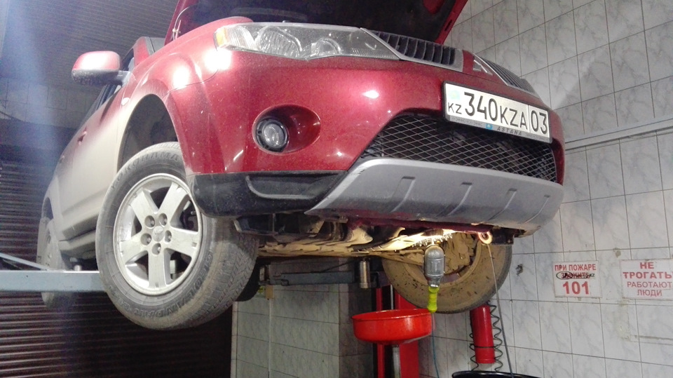 Свежее масло в вариатор. Mitasu MJ-322 — Mitsubishi Outlander XL, 2,4 л ...