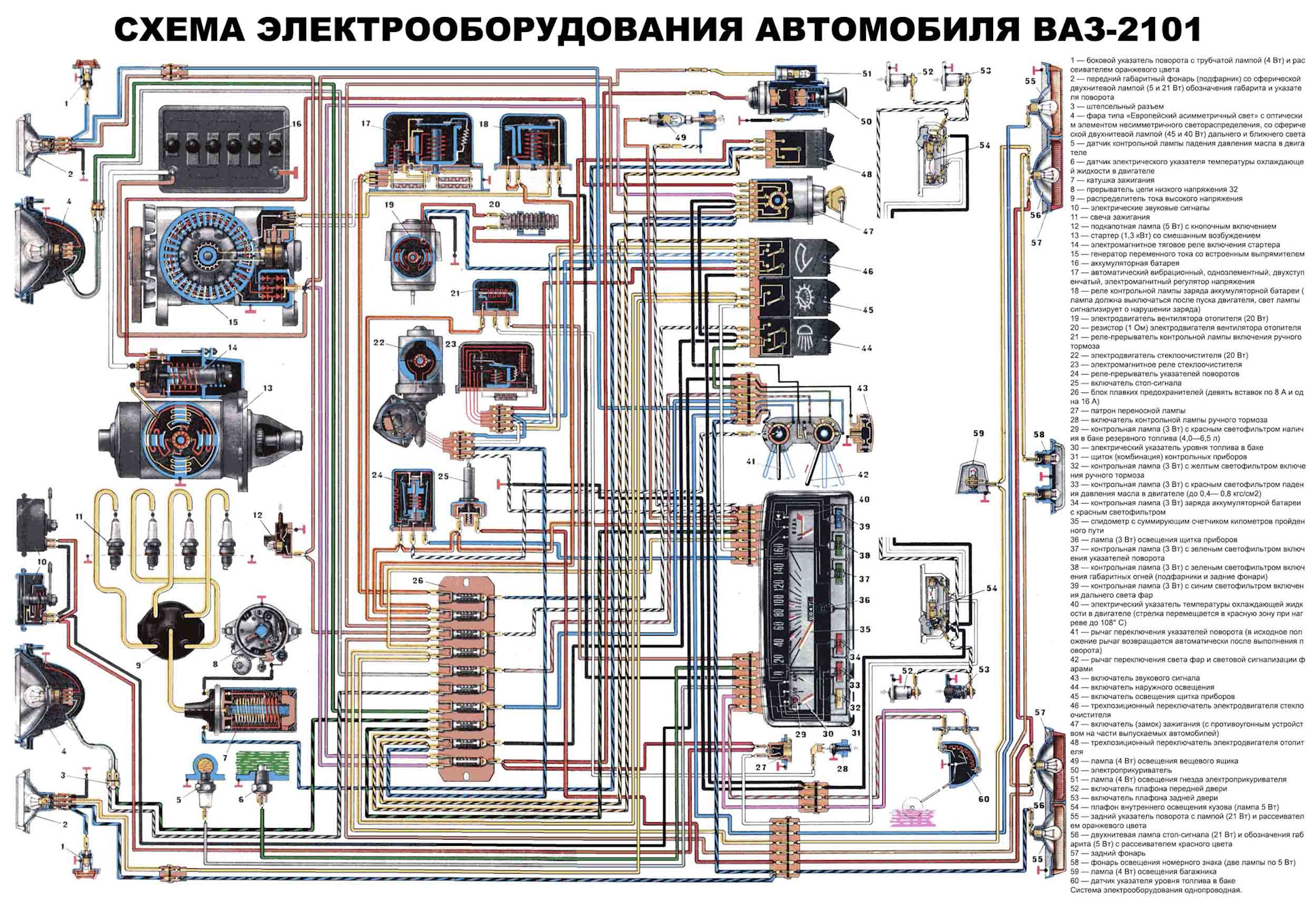 Жигули электросхемами