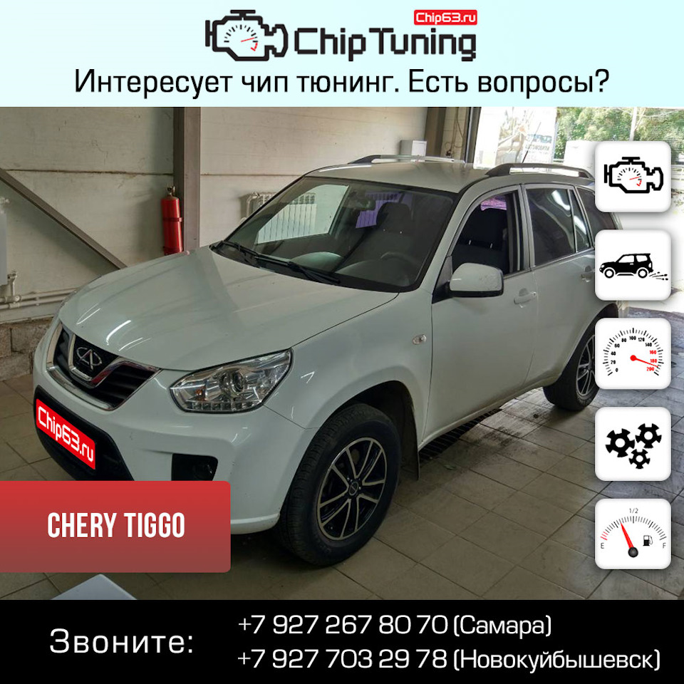 Chery Tiggo — Chip63.ru на DRIVE2