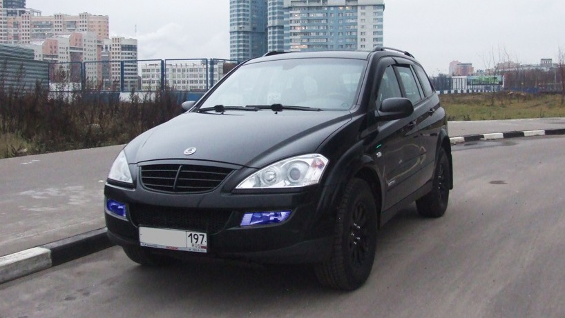 Ssangyong kyron черный дым