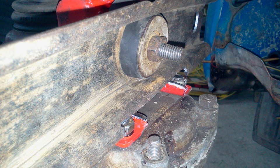 Переделка переднего кронштейна крепления коробки и рычага привода ...