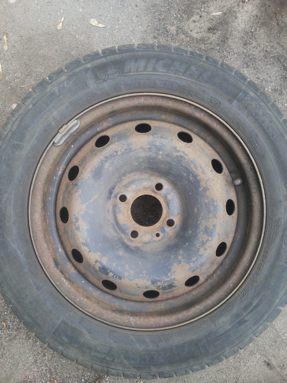 Покраска стальных дисков, подготовка к зиме — Renault Scenic I, 1,9 л ...