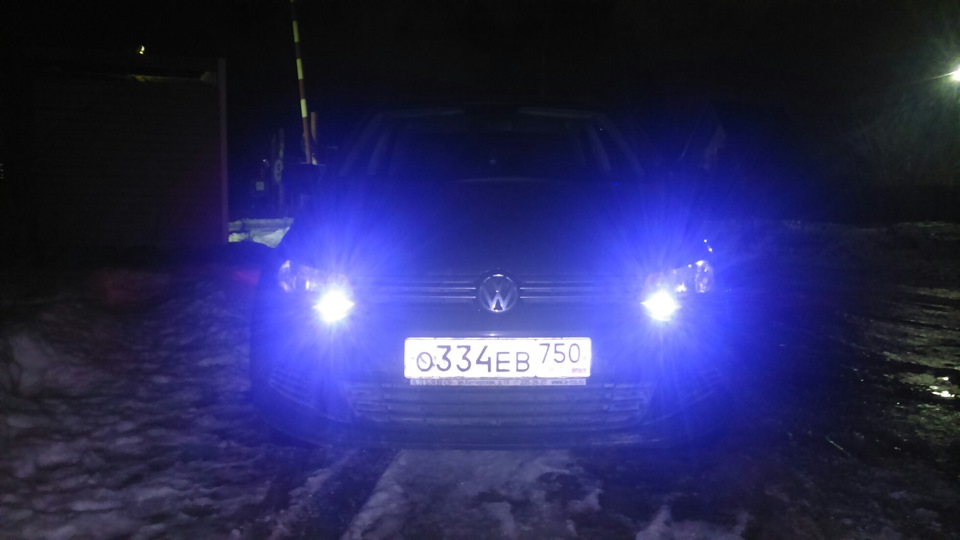 Подсветка номера кукуруза 2шт) + оч синие габариты) — Volkswagen Polo ...