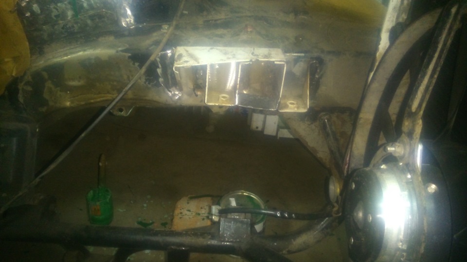 доработка левого крепления подушки кпп — Lada 112 Coupe, 2 л, 2007 года ...