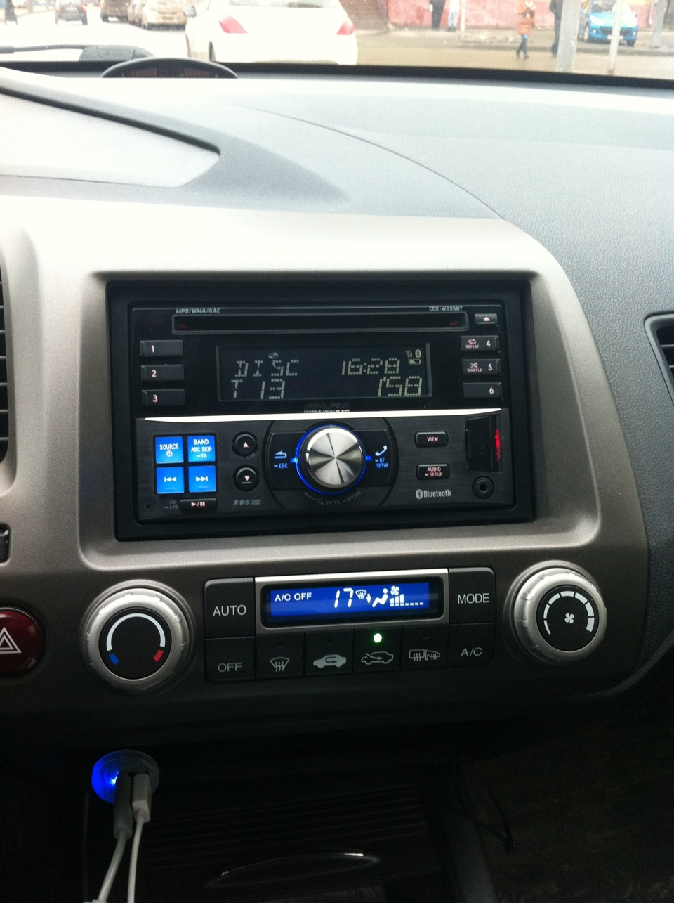 Замена музыки #3 — Honda Civic 4D (8G), 1,8 л, 2008 года | автозвук ...