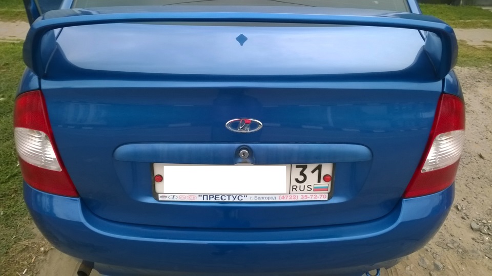 Шильдик — Lada Калина седан, 1,6 л, 2007 года | стайлинг | DRIVE2
