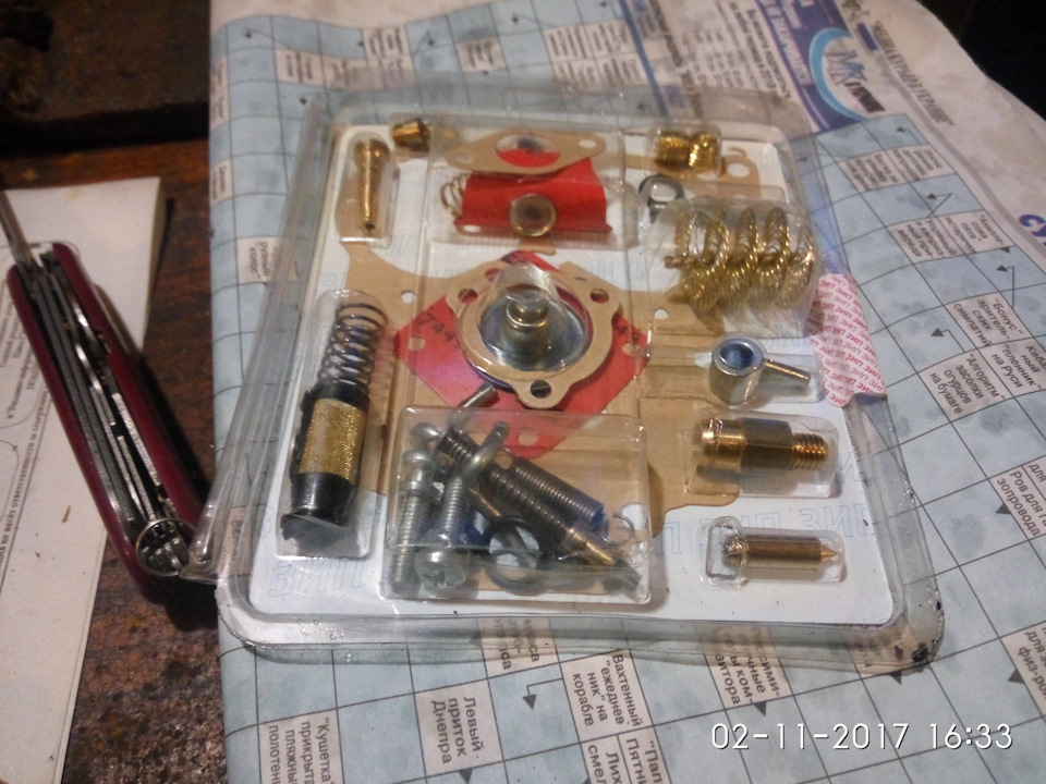 Профилактика карбюратора. — Lada 4x4 3D, 1,6 л, 1986 года | своими ...