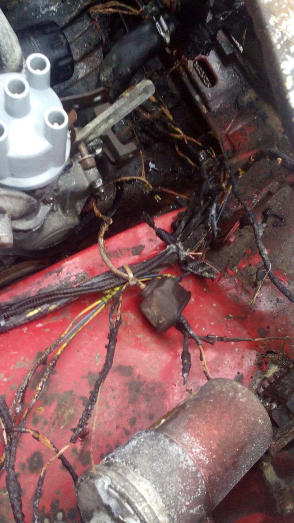 _Ремонт после пожара_ — Skoda Felicia, 1,3 л, 1996 года | своими руками ...