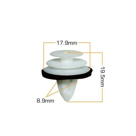 Клипса обшивки двери заклепка длинная 853993 п