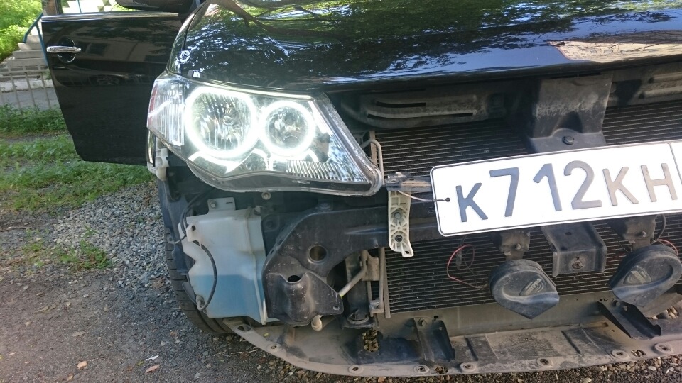 Ангельские глазки — Mitsubishi Outlander XL, 2,4 л, 2008 года ...